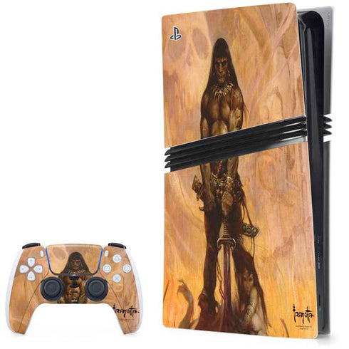 Barbarian by Frazetta PS5 Pro Bundle Skin
